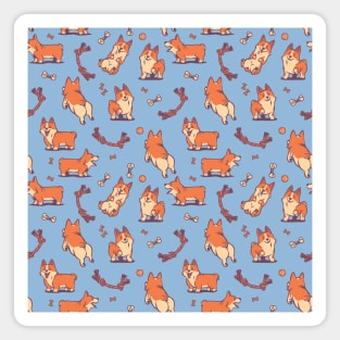 Corgies But Dog Lovers Pattern Magnet